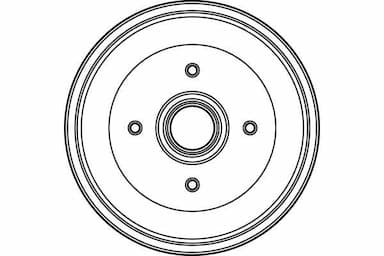 Bremžu trumulis TRW DB4156 2