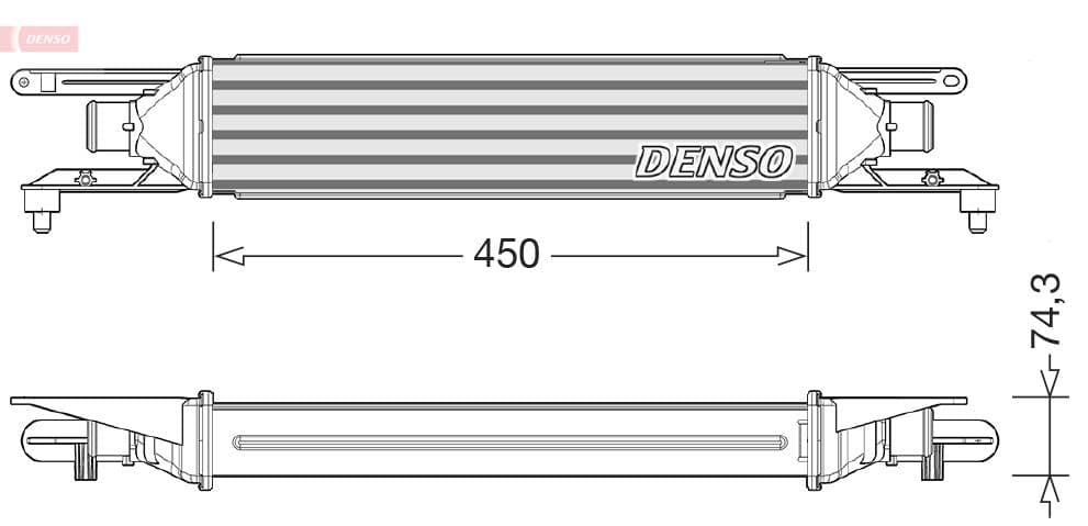 Starpdzesētājs DENSO DIT01007 1