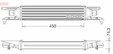 Starpdzesētājs DENSO DIT01007 1