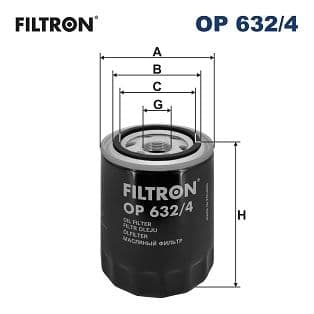 Eļļas filtrs FILTRON OP 632/4 1