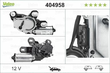 Stikla tīrītāju motors VALEO 404958 1