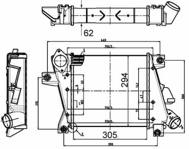 Starpdzesētājs MAHLE CI 508 000S 1