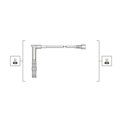 Augstsprieguma vadu komplekts MAGNETI MARELLI 941319170100 1