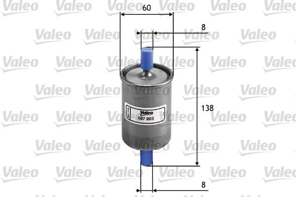 Degvielas filtrs VALEO 587003 1