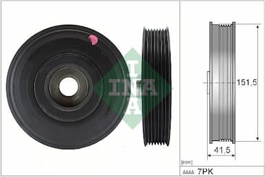 Piedziņas skriemelis, Kloķvārpsta Schaeffler INA 544 0088 10 1