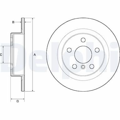 Bremžu diski DELPHI BG4812C 1