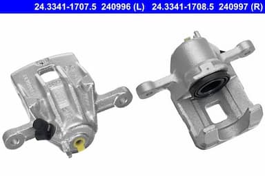 Bremžu suports ATE 24.3341-1708.5 1
