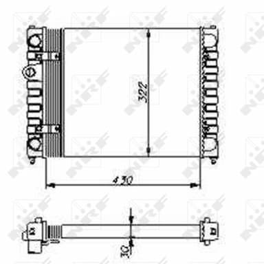 Radiators, Motora dzesēšanas sistēma NRF 54686 4