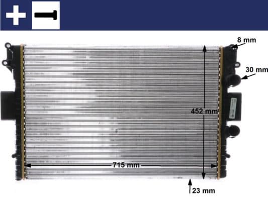 Radiators, Motora dzesēšanas sistēma MAHLE CR 2006 000S 1