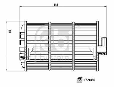 Eļļas filtrs FEBI BILSTEIN 172086 2