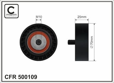 Spriegotājrullītis, Ķīļrievu siksna CAFFARO 500109 1