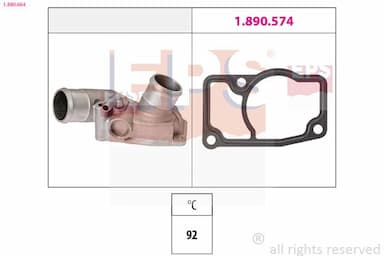 Termostats, Dzesēšanas šķidrums EPS 1.880.664 1