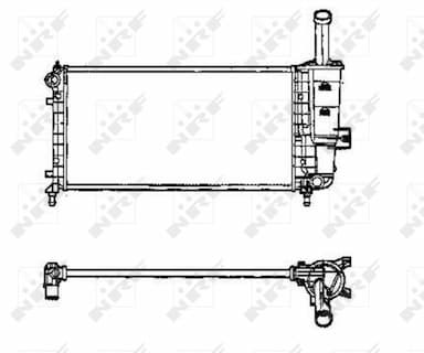 Radiators, Motora dzesēšanas sistēma NRF 53605 1