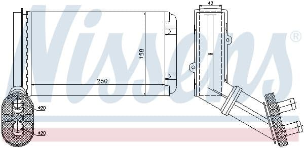 Siltummainis, Salona apsilde NISSENS 73972 1