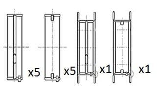 Kloķvārpstas gultnis FAI AutoParts BM1059-STD 1