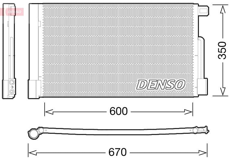 Kondensators, Gaisa kond. sistēma DENSO DCN01004 1