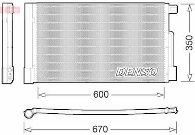 Kondensators, Gaisa kond. sistēma DENSO DCN01004 1