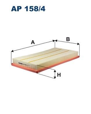 Gaisa filtrs FILTRON AP 158/4 1