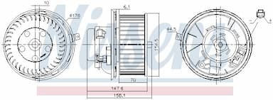 Salona ventilators NISSENS 87187 6