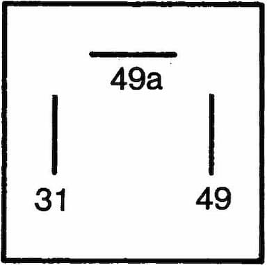 Pagrieziena signāla pārtraucējs HELLA 4DB 003 750-711 3