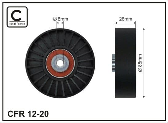 Parazīt-/Vadrullītis, Ķīļrievu siksna CAFFARO 12-20 1