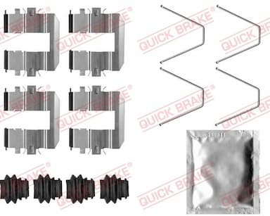 Piederumu komplekts, Disku bremžu uzlikas QUICK BRAKE 109-0060 1