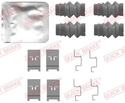 Piederumu komplekts, Disku bremžu uzlikas QUICK BRAKE 109-0135 1