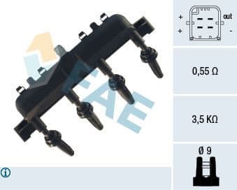 Aizdedzes spole FAE 80208 1