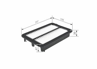 Gaisa filtrs BOSCH F 026 400 439 5