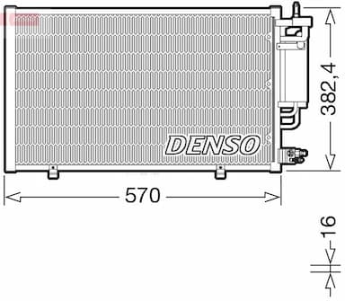 Kondensators, Gaisa kond. sistēma DENSO DCN10051 1