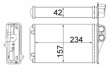 Siltummainis, Salona apsilde MAHLE AH 248 000S 1