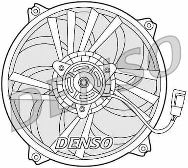 Ventilators, Motora dzesēšanas sistēma DENSO DER21015 1