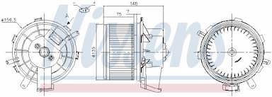 Salona ventilators NISSENS 87290 6