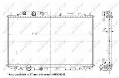 Radiators, Motora dzesēšanas sistēma NRF 56050 5