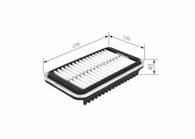 Gaisa filtrs BOSCH F 026 400 418 5