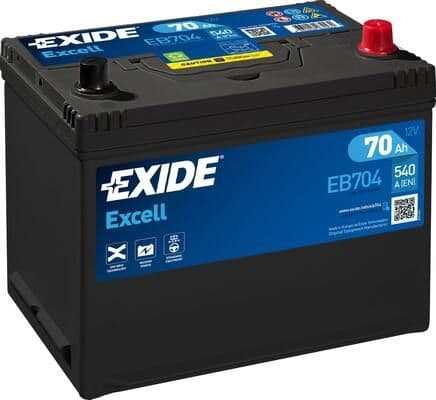 Startera akumulatoru baterija EXIDE EB704 1