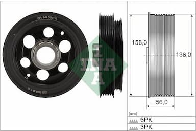 Piedziņas skriemelis, Kloķvārpsta Schaeffler INA 544 0180 10 1