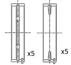 Kloķvārpstas gultnis FAI AutoParts BM1035-STD 1