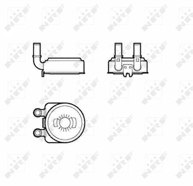 Eļļas radiators, Motoreļļa NRF 31739 5