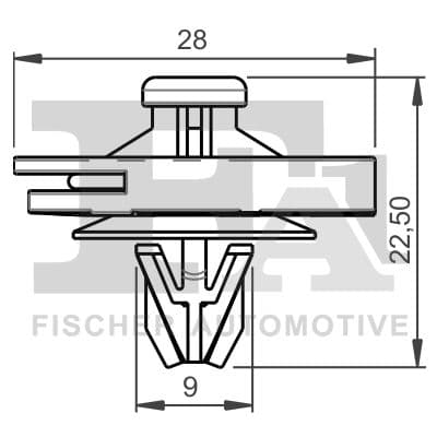 Moldings/aizsarguzlika FA1 11-40026.25 1