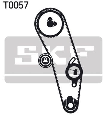 Zobsiksnas komplekts SKF VKMA 01020 2