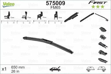 Stikla tīrītāja slotiņa VALEO 575009 1