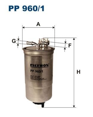 Degvielas filtrs FILTRON PP 960/1 1