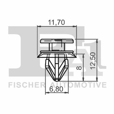 Moldings/aizsarguzlika FA1 12-40007.5 2