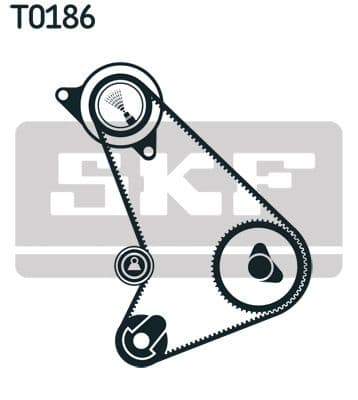 Zobsiksnas komplekts SKF VKMA 04305 2