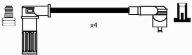 Augstsprieguma vadu komplekts NGK 0645 2