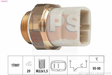 Termoslēdzis, Radiatora ventilators EPS 1.850.027 1