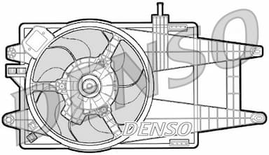 Ventilators, Motora dzesēšanas sistēma DENSO DER09040 1