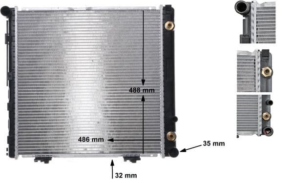 Radiators, Motora dzesēšanas sistēma MAHLE CR 291 000S 1