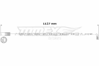 Indikators, Bremžu uzliku nodilums TOMEX Brakes TX 31-01 1